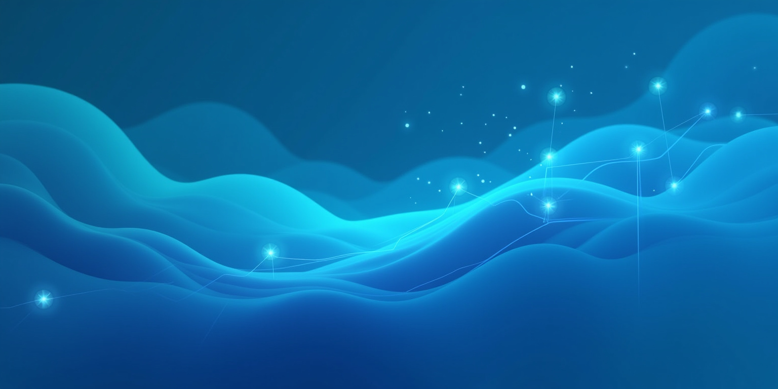 Abstract cloud network illustration